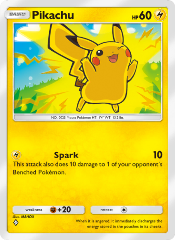 Pikachu - Pokémon TCG Card