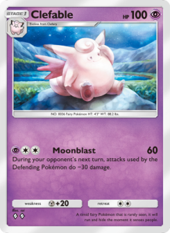 Clefable - pokemon TCG Card