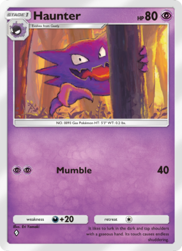 Haunter - Pokémon TCG Card