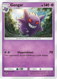 Gengar - pokemon TCG Card
