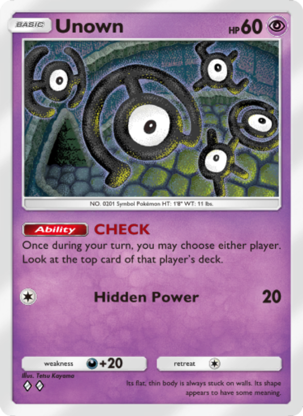 Unown - Pokémon TCG Card