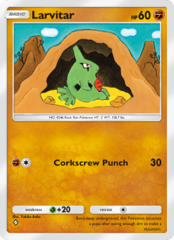 Larvitar - pokemon TCG Card
