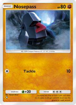 Nosepass - pokemon TCG Card