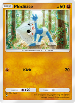 Meditite - pokemon TCG Card