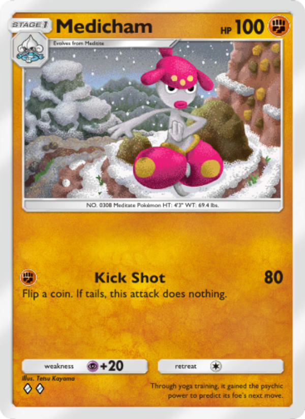 Medicham - Pokémon TCG Card
