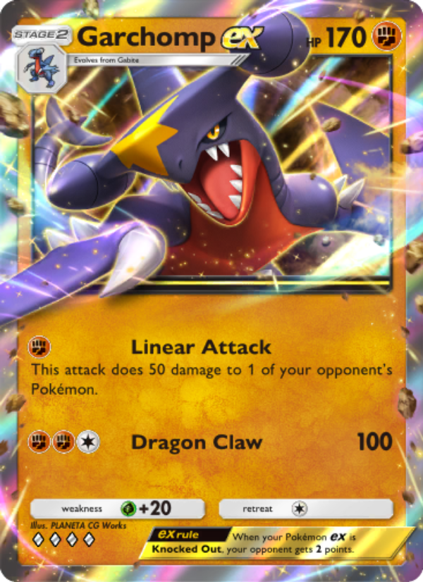 Garchomp ex - Pokémon TCG Card
