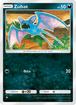 Zubat - pokemon TCG Card