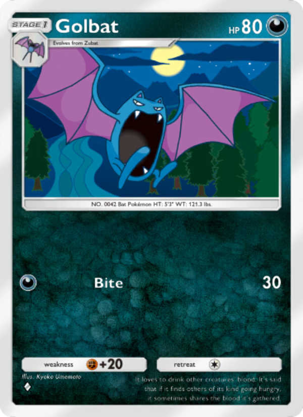 Golbat - Pokémon TCG Card