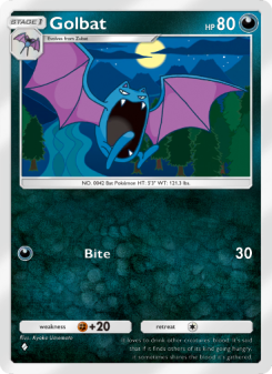 Golbat - pokemon TCG Card