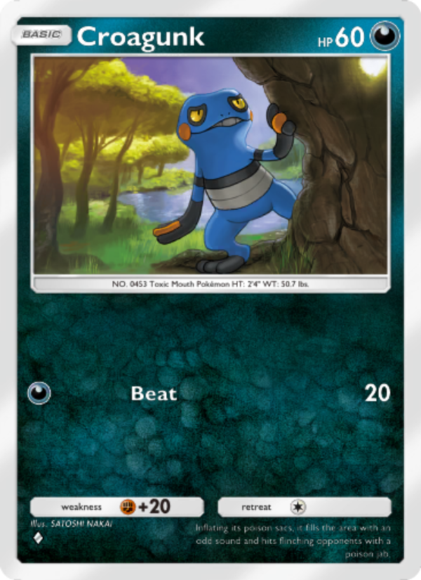 Croagunk - Pokémon TCG Card
