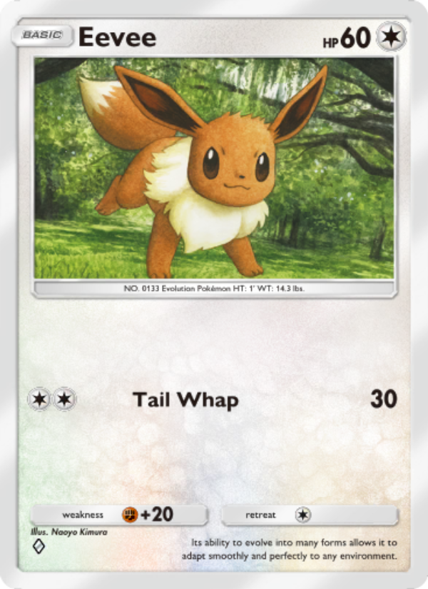 Eevee - Pokémon TCG Card
