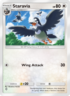 Staravia - pokemon TCG Card