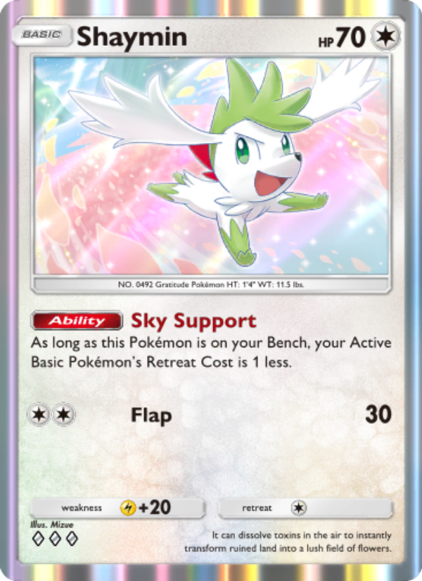 Shaymin - Pokémon TCG Card