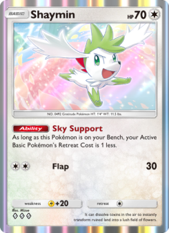 Shaymin - pokemon TCG Card