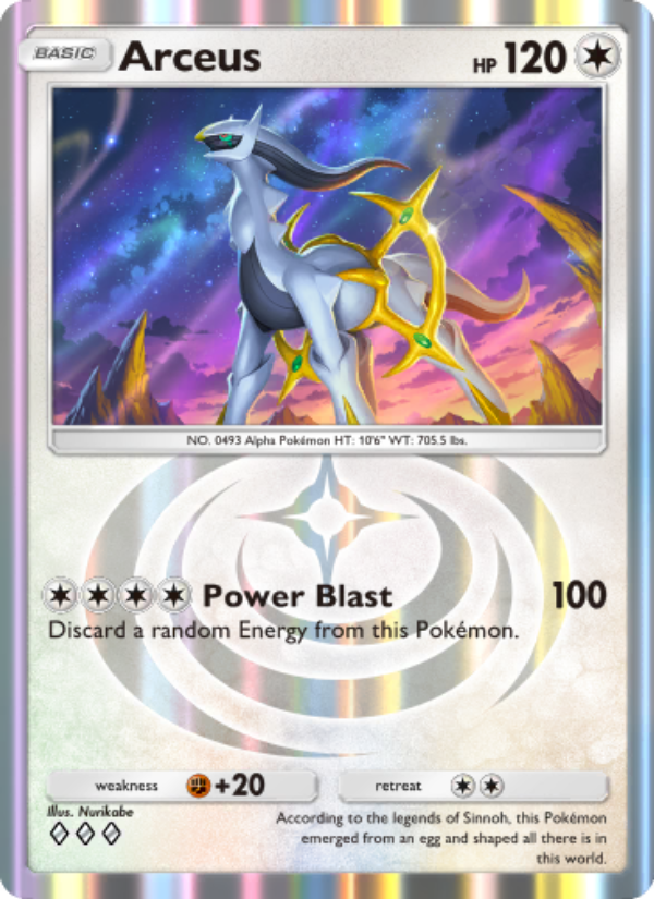 Arceus - Pokémon TCG Card