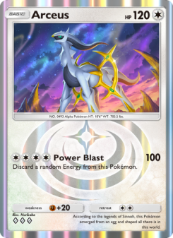 Arceus - pokemon TCG Card