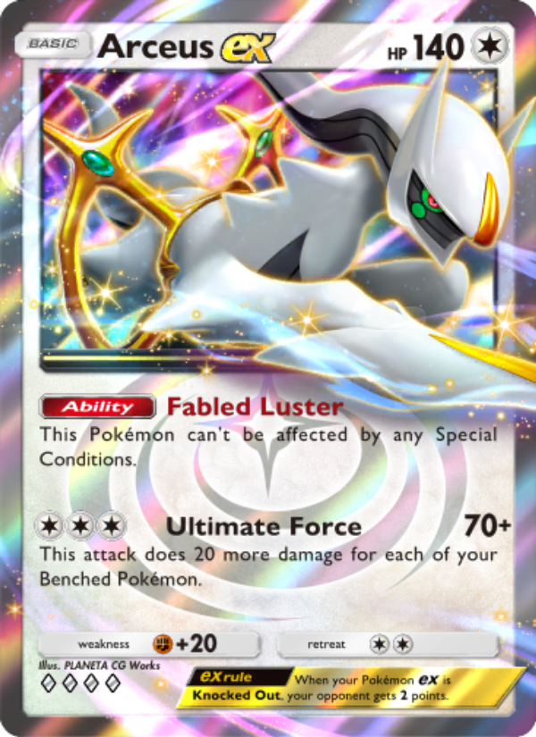 Arceus ex - Pokémon TCG Card