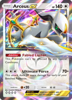 Arceus ex - pokemon TCG Card