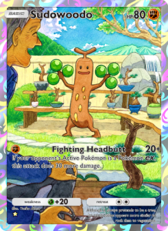 Sudowoodo - pokemon TCG Card