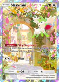 Shaymin - pokemon TCG Card
