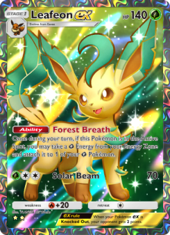 Leafeon ex - pokemon TCG Card