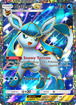 Glaceon ex - pokemon TCG Card