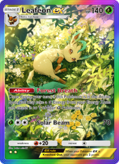 Leafeon ex - pokemon TCG Card