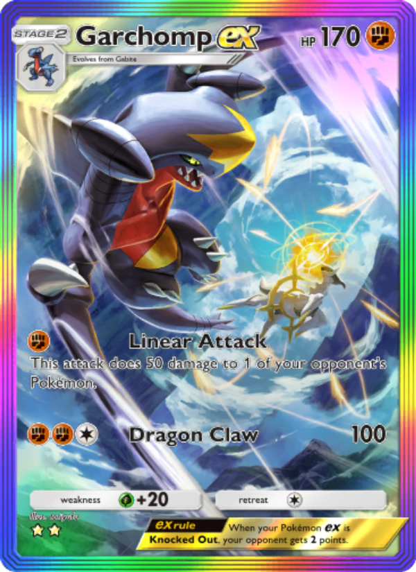 Garchomp ex - Pokémon TCG Card