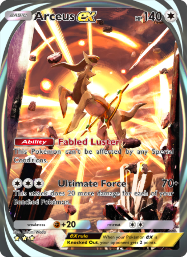 Arceus ex - Pokémon TCG Card
