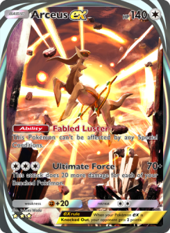Arceus ex - pokemon TCG Card