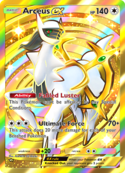 Arceus ex - pokemon TCG Card