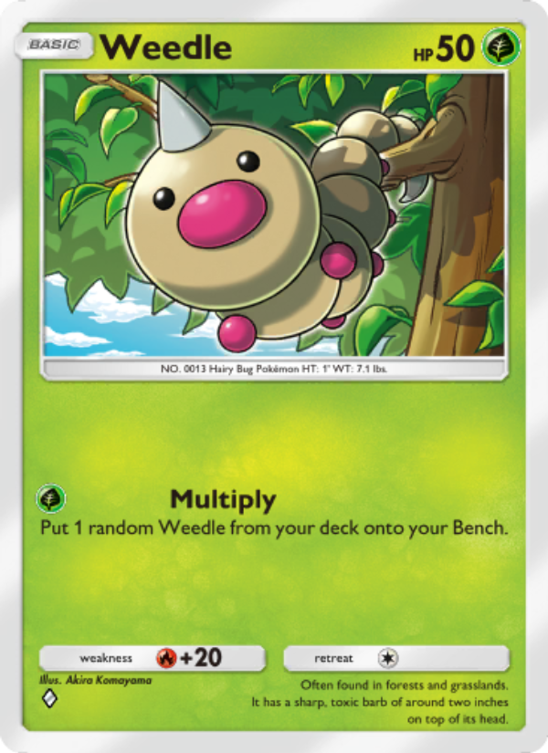 Weedle - Pokémon TCG Card