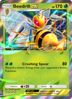 Beedrill ex - pokemon TCG Card