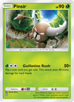 Pinsir - pokemon TCG Card