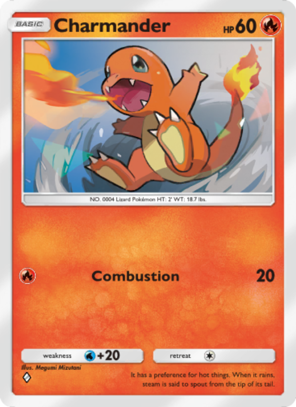 Charmander - Pokémon TCG Card