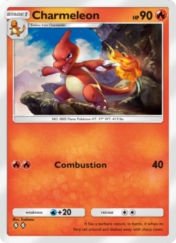 Charmeleon - Pokémon TCG Card