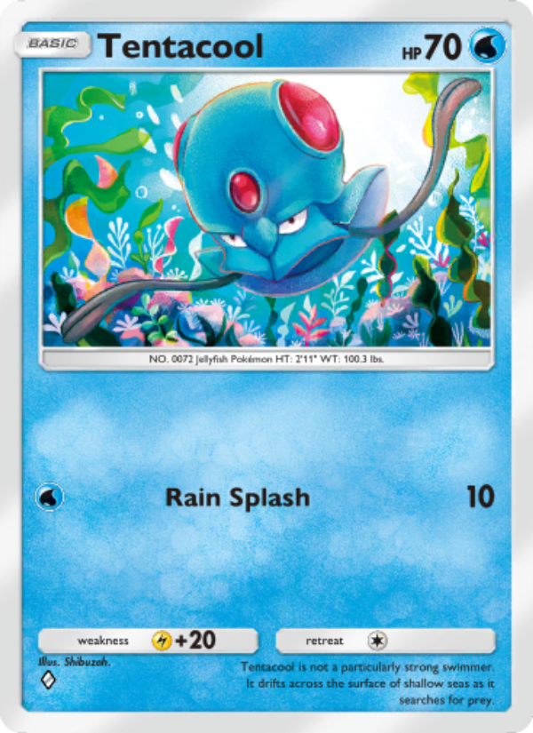 Tentacool - Pokémon TCG Card