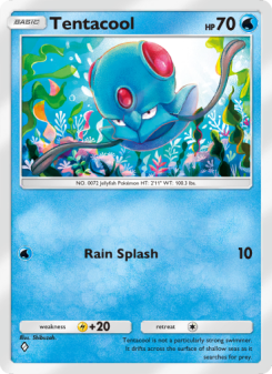Tentacool - pokemon TCG Card