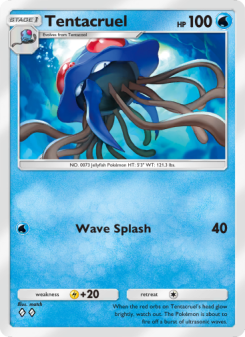 Tentacruel - pokemon TCG Card