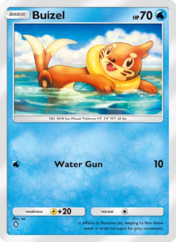 Buizel - Pokémon TCG Card