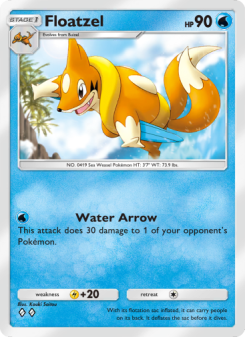 Floatzel - pokemon TCG Card