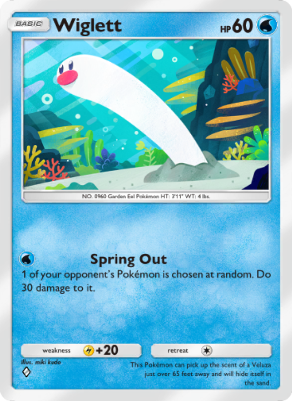 Wiglett - Pokémon TCG Card