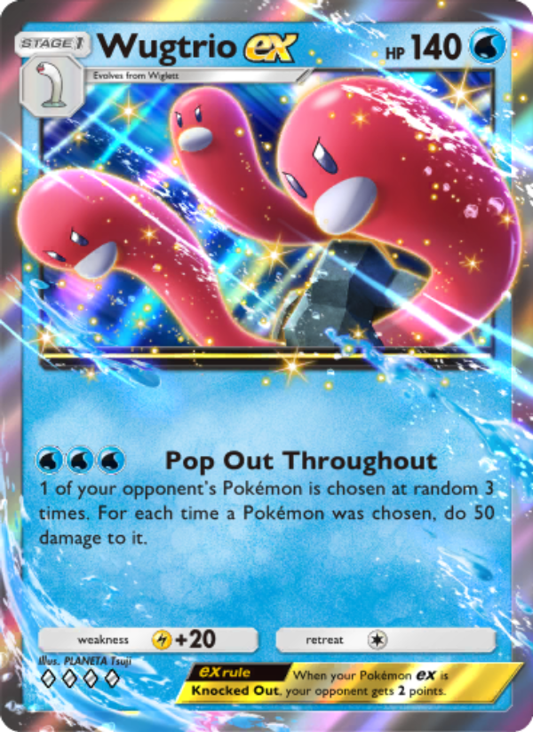 Wugtrio ex - Pokémon TCG Card