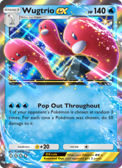 Wugtrio ex - pokemon TCG Card