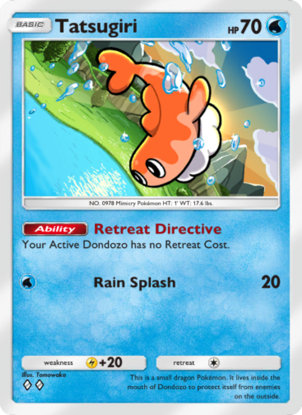 Tatsugiri - Pokémon TCG Card