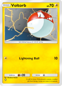 Voltorb - pokemon TCG Card