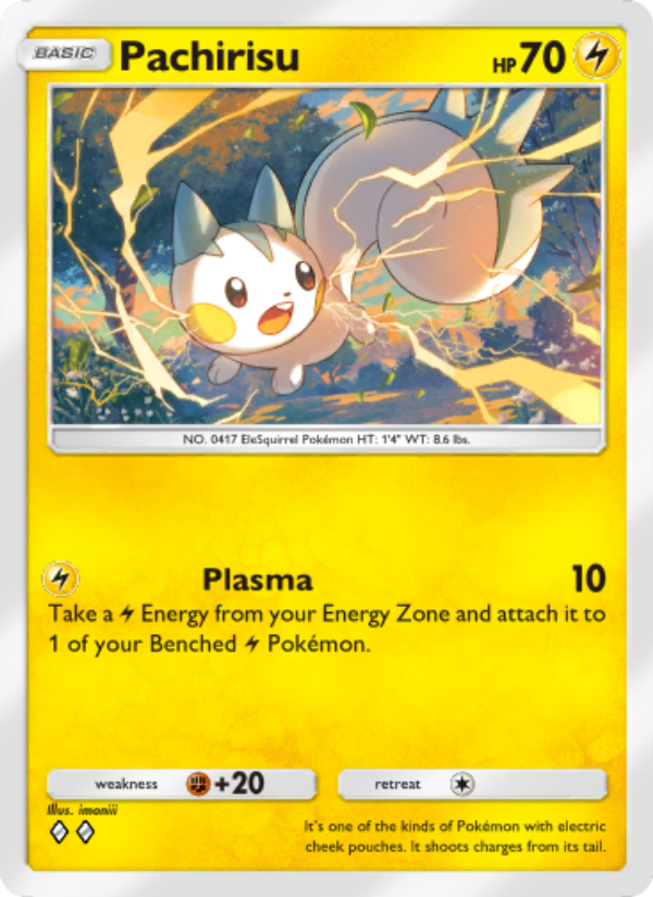 Pachirisu - Pokémon TCG Card