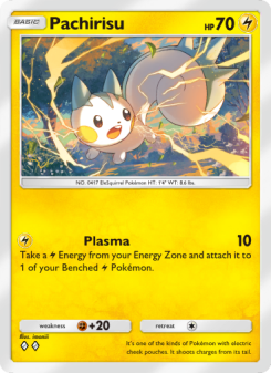 Pachirisu - pokemon TCG Card