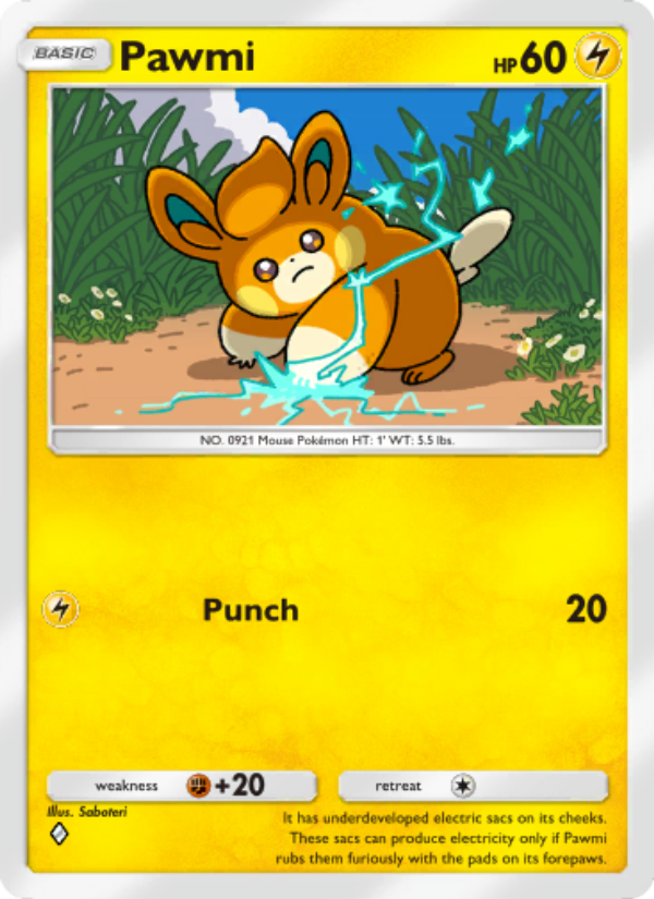 Pawmi - Pokémon TCG Card