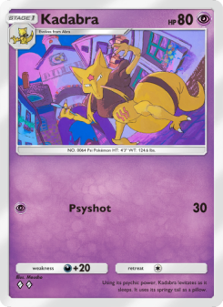 Kadabra - pokemon TCG Card